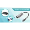 i-tec Metal USB-C Gigabit Ethernet Adapter, laidinis, USB Type-C, Ethernet, 1000 Mbit/s, pilka