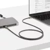 StarTech.com 3ft (1m) USB4 kabelis, USB-IF sertifikuotas USB-C kabelis, 40 Gbps, USB Type-C duomenų perdavimo kabelis, 100W galios tiekimas, 8K 60Hz, suderinamas su Thunderbolt 4/3/USB 3.2