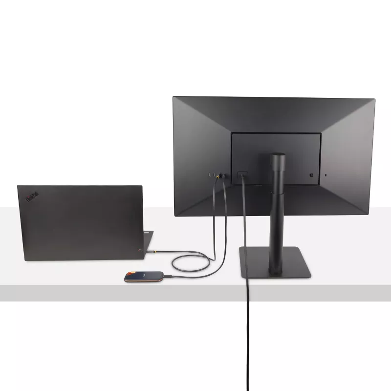 StarTech.com 3ft (1m) USB4 kabelis, USB-IF sertifikuotas USB-C kabelis, 40 Gbps, USB Type-C duomenų perdavimo kabelis, 100W galios tiekimas, 8K 60Hz, suderinamas su Thunderbolt 4/3/USB 3.2