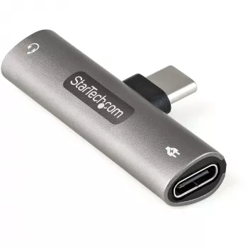 StarTech.com USB-C garso ir įkrovimo adapteris su 3,5 mm TRRS ausinių lizdu ir 60 W USB-C Power Delivery įkrovimu