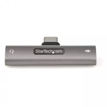 StarTech.com USB-C garso ir įkrovimo adapteris su 3,5 mm TRRS ausinių lizdu ir 60 W USB-C Power Delivery įkrovimu