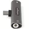 StarTech.com CDP235APDM USB-C garso ir krovimo adapteris su 3,5 mm TRRS ausinių lizdu ir 60 W USB-C Power Delivery, skirtas telefonui/planšetei/nešiojamajam kompiuteriui