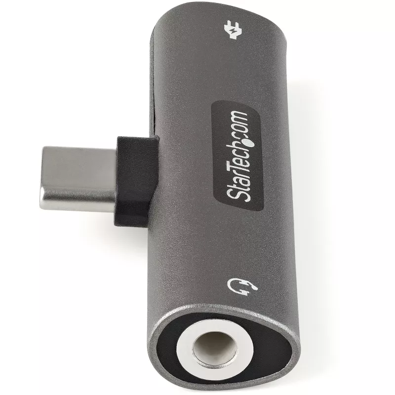 StarTech.com CDP235APDM USB-C garso ir krovimo adapteris su 3,5 mm TRRS ausinių lizdu ir 60 W USB-C Power Delivery, skirtas telefonui/planšetei/nešiojamajam kompiuteriui
