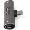 StarTech.com CDP235APDM USB-C garso ir krovimo adapteris su 3,5 mm TRRS ausinių lizdu ir 60 W USB-C Power Delivery, skirtas telefonui/planšetei/nešiojamajam kompiuteriui