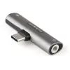 StarTech.com CDP235APDM USB-C garso ir krovimo adapteris su 3,5 mm TRRS ausinių lizdu ir 60 W USB-C Power Delivery, skirtas telefonui/planšetei/nešiojamajam kompiuteriui