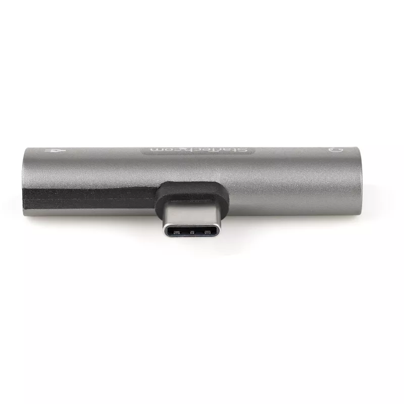 StarTech.com CDP235APDM USB-C garso ir krovimo adapteris su 3,5 mm TRRS ausinių lizdu ir 60 W USB-C Power Delivery, skirtas telefonui/planšetei/nešiojamajam kompiuteriui