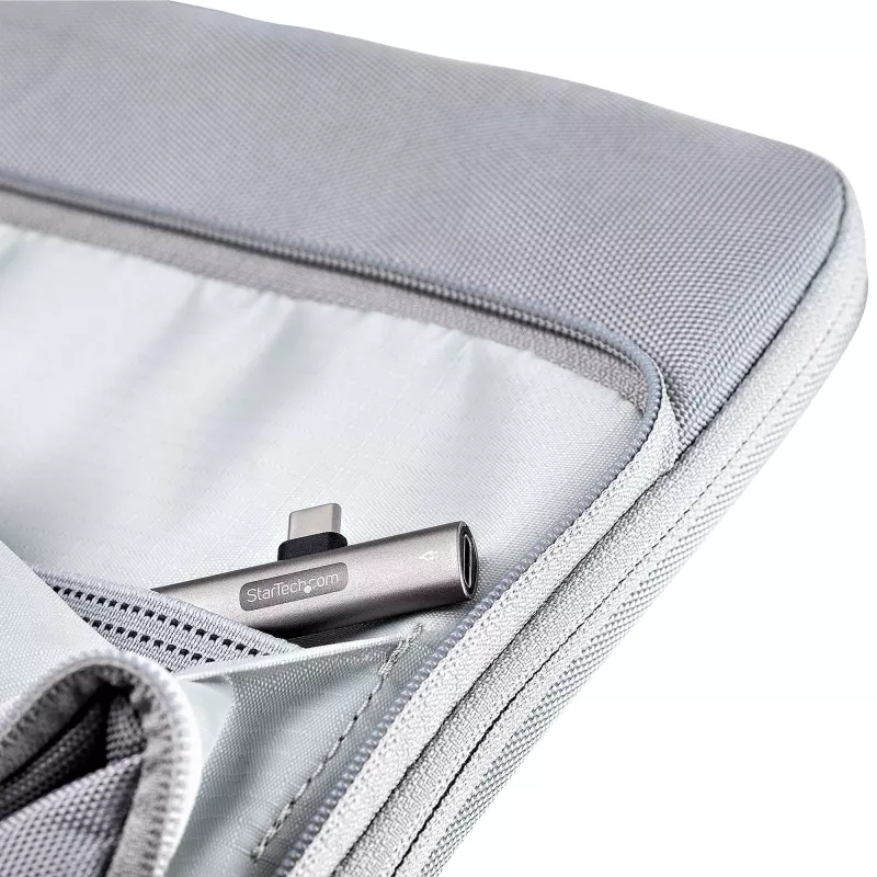 StarTech.com CDP235APDM USB-C garso ir krovimo adapteris su 3,5 mm TRRS ausinių lizdu ir 60 W USB-C Power Delivery, skirtas telefonui/planšetei/nešiojamajam kompiuteriui