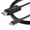 StarTech.com USB-C į DisplayPort 1.4 laidas, 1 m, 8K 60Hz / 4K, abipusis, HBR3/HDR/DSC, USB Type-C / Thunderbolt monitoriaus laidas