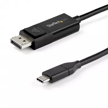 StarTech.com 6ft (2m) USB C į DisplayPort 1.4 laidas 8K 60Hz/4K – dvipusis DP į USB-C arba USB-C į DP atvirkščiamas vaizdo adapterio laidas – HBR3/HDR/DSC – USB Type C/TB3 monitoriaus laidas (CDP2DP142MBD)