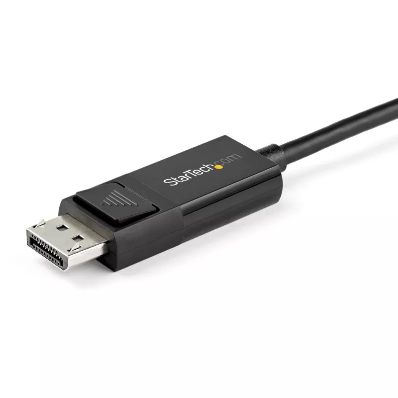 StarTech.com 6ft (2m) USB C į DisplayPort 1.4 laidas 8K 60Hz/4K – dvipusis DP į USB-C arba USB-C į DP atvirkščiamas vaizdo adapterio laidas – HBR3/HDR/DSC – USB Type C/TB3 monitoriaus laidas (CDP2DP142MBD)
