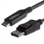 StarTech.com USB-C į DisplayPort 1.4 laidas, 1,8 m – 8K 60Hz, HBR3, HDR, DSC, USB Type-C į DP 1.4 Alt Mode adapteris, suderinamas su Thunderbolt 3