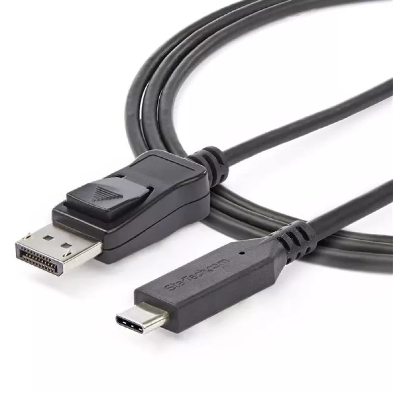 StarTech.com USB-C į DisplayPort 1.4 laidas, 1,8 m – 8K 60Hz, HBR3, HDR, DSC, USB Type-C į DP 1.4 Alt Mode adapteris, suderinamas su Thunderbolt 3