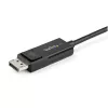 StarTech.com 6,6 pėdų (2 m) USB-C į DisplayPort 1.2 laidas 4K 60Hz – dvikryptis DP į USB-C arba USB-C į DP atvirkštinis vaizdo adapterio laidas – HBR2/HDR – USB Type C / Thunderbolt monitoriaus laidas