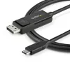 StarTech.com 6,6 pėdų (2 m) USB-C į DisplayPort 1.2 laidas 4K 60Hz – dvikryptis DP į USB-C arba USB-C į DP atvirkštinis vaizdo adapterio laidas – HBR2/HDR – USB Type C / Thunderbolt monitoriaus laidas