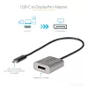 StarTech.com USB-C į DisplayPort adapteris – 8K/4K 60Hz USB-C į DisplayPort 1.4 adapteris – USB Type-C į DP monitoriaus vaizdo keitiklis – veikia su Thunderbolt 3 – su 12 colių ilgu pritvirtintu kabeliu