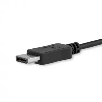 StarTech.com USB-C į DisplayPort 1.2 laidas 1,8 m 4K 60Hz – USB-C į DisplayPort adapterio laidas HBR2 – USB Type-C DP Alt Mode prie DP monitoriaus vaizdo laidas – suderinamas su Thunderbolt 3 – juoda