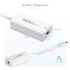 StarTech.com USB-C į Mini DisplayPort adapteris - 4K 60Hz - Baltas - USB 3.1 Type-C į Mini DP adapteris - Atnaujinta versija CDP2MDPEC