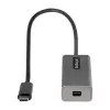 StarTech.com USB-C į Mini DisplayPort adapteris - 4K 60Hz USB-C į mDP adapteris - USB Type-C į Mini DP monitorių - vaizdo keitiklis - veikia su Thunderbolt 3 - 12 colių ilgio laidas - atnaujinta CDP2MDP versija