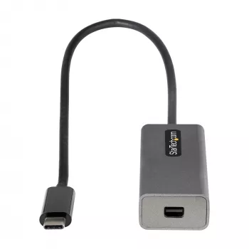 StarTech.com USB-C į Mini DisplayPort adapteris - 4K 60Hz USB-C į mDP adapteris - USB Type-C į Mini DP monitorių - vaizdo keitiklis - veikia su Thunderbolt 3 - 12 colių ilgio laidas - atnaujinta CDP2MDP versija
