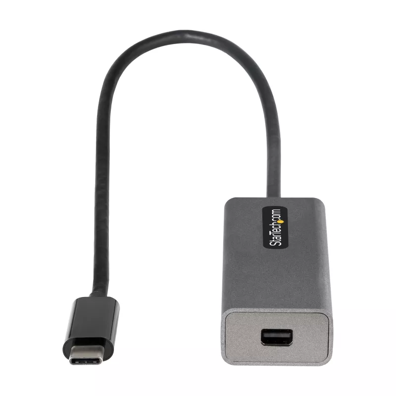 StarTech.com USB-C į Mini DisplayPort adapteris - 4K 60Hz USB-C į mDP adapteris - USB Type-C į Mini DP monitorių - vaizdo keitiklis - veikia su Thunderbolt 3 - 12 colių ilgio laidas - atnaujinta CDP2MDP versija
