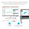 StarTech.com USB-C į Mini DisplayPort adapteris - 4K 60Hz USB-C į mDP adapteris - USB Type-C į Mini DP monitorių - vaizdo keitiklis - veikia su Thunderbolt 3 - 12 colių ilgio laidas - atnaujinta CDP2MDP versija