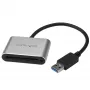 StarTech.com USB 3.0 kortelių skaitytuvas / rašytuvas CFast 2.0 kortelėms, CFast, CFast 2.0, juoda, sidabrinė, 5000 Mbit/s, aliuminis, veikla, maitinimas, CE, FCC, RoHS, REACH