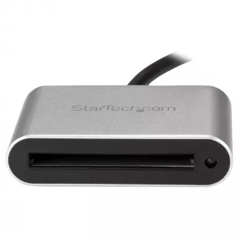 StarTech.com USB 3.0 kortelių skaitytuvas / rašytuvas CFast 2.0 kortelėms, CFast, CFast 2.0, juoda, sidabrinė, 5000 Mbit/s, aliuminis, veikla, maitinimas, CE, FCC, RoHS, REACH