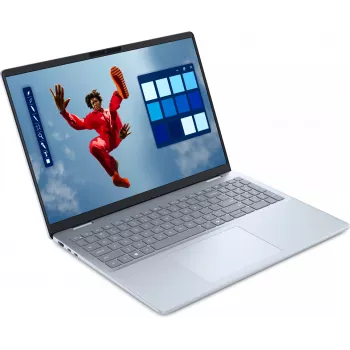 Nešiojamas kompiuteris DELL 16 Plus DB16250 Intel Core Ultra 7 258V 40.6 cm (16 colių) Liečiamas Full HD+ 32 GB LPDDR5x-SDRAM 1 TB SSD Wi-Fi 7 (802.11be) Windows 11 Pro Mėlynas
