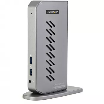 StarTech.com universali USB-C / USB-A dokų stotelė su dviem 4K 60Hz HDMI/DisplayPort, 6x USB-A, GbE, USB 3.1 Gen 1, skirta Windows/Mac