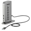 StarTech.com universali USB-C / USB-A dokų stotelė su dviem 4K 60Hz HDMI/DisplayPort, 6x USB-A, GbE, USB 3.1 Gen 1, skirta Windows/Mac