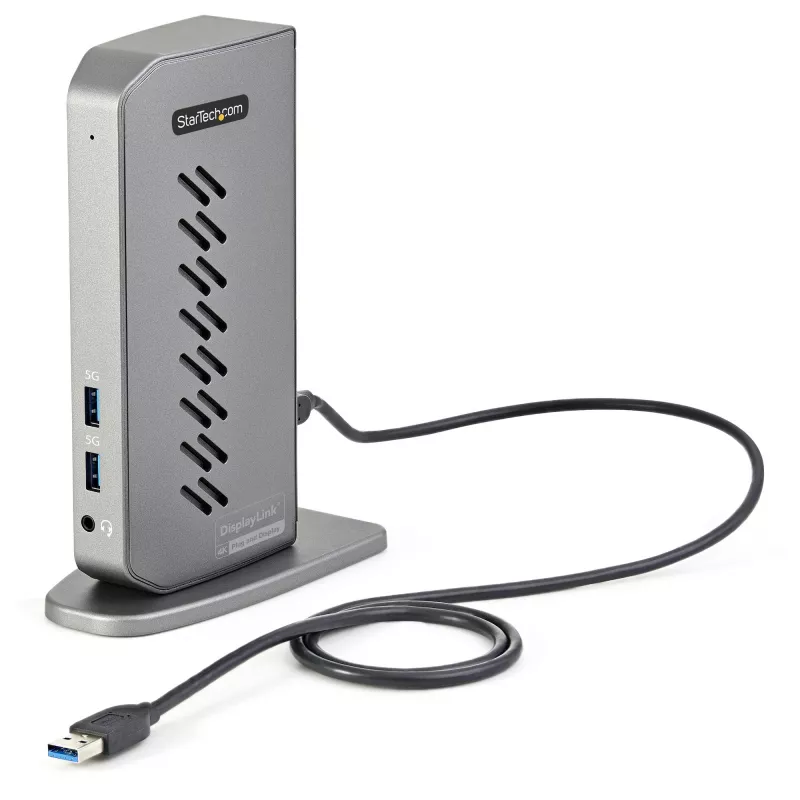 StarTech.com universali USB-C / USB-A dokų stotelė su dviem 4K 60Hz HDMI/DisplayPort, 6x USB-A, GbE, USB 3.1 Gen 1, skirta Windows/Mac