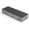 StarTech.com Universal Laptop Dock – USB-C ir USB-A dokas, dvigubas 4K DP ir HDMI, 100W PD, Mac / Windows / Chrome OS, 4x USB 5Gbps šakotuvas, GbE