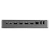 StarTech.com Universal Laptop Dock – USB-C ir USB-A dokas, dvigubas 4K DP ir HDMI, 100W PD, Mac / Windows / Chrome OS, 4x USB 5Gbps šakotuvas, GbE