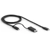 StarTech.com Universal Laptop Dock – USB-C ir USB-A dokas, dvigubas 4K DP ir HDMI, 100W PD, Mac / Windows / Chrome OS, 4x USB 5Gbps šakotuvas, GbE