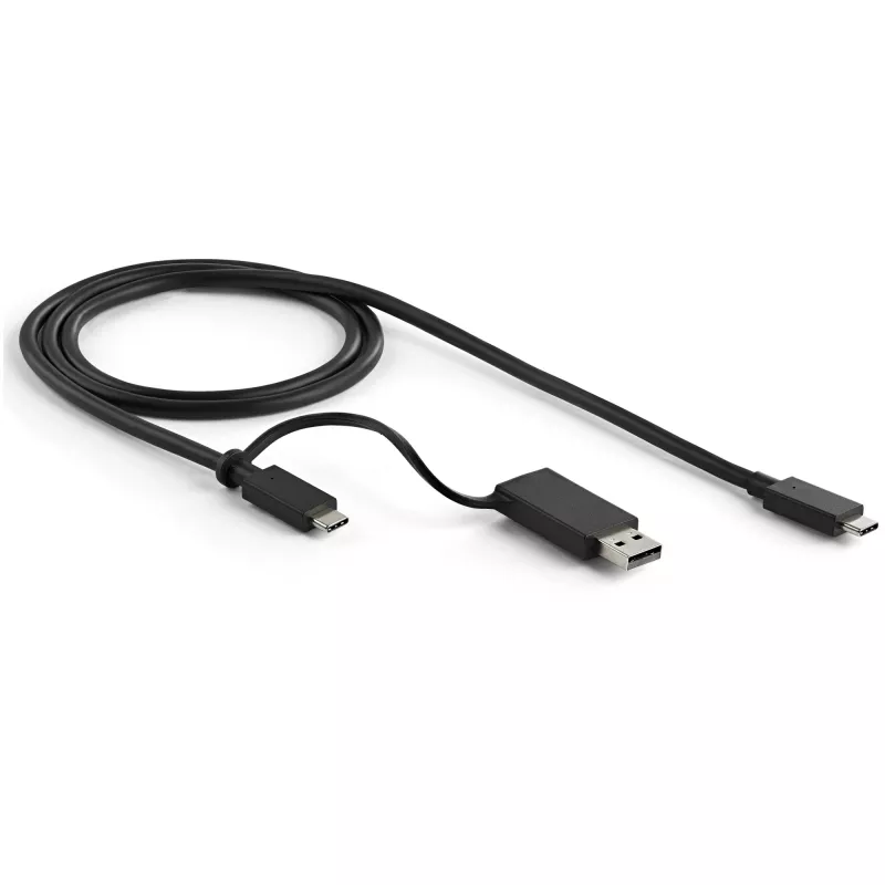 StarTech.com Universal Laptop Dock – USB-C ir USB-A dokas, dvigubas 4K DP ir HDMI, 100W PD, Mac / Windows / Chrome OS, 4x USB 5Gbps šakotuvas, GbE