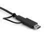 StarTech.com Universal Laptop Dock – USB-C ir USB-A dokas, dvigubas 4K DP ir HDMI, 100W PD, Mac / Windows / Chrome OS, 4x USB 5Gbps šakotuvas, GbE