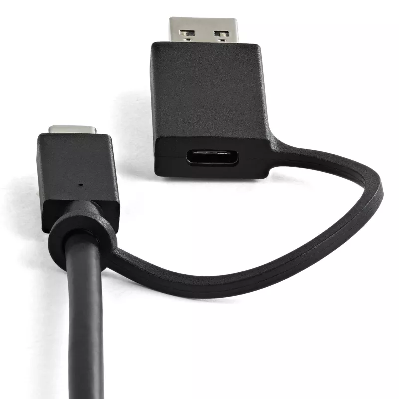 StarTech.com Universal Laptop Dock – USB-C ir USB-A dokas, dvigubas 4K DP ir HDMI, 100W PD, Mac / Windows / Chrome OS, 4x USB 5Gbps šakotuvas, GbE