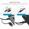 StarTech.com Universal Laptop Dock – USB-C ir USB-A dokas, dvigubas 4K DP ir HDMI, 100W PD, Mac / Windows / Chrome OS, 4x USB 5Gbps šakotuvas, GbE