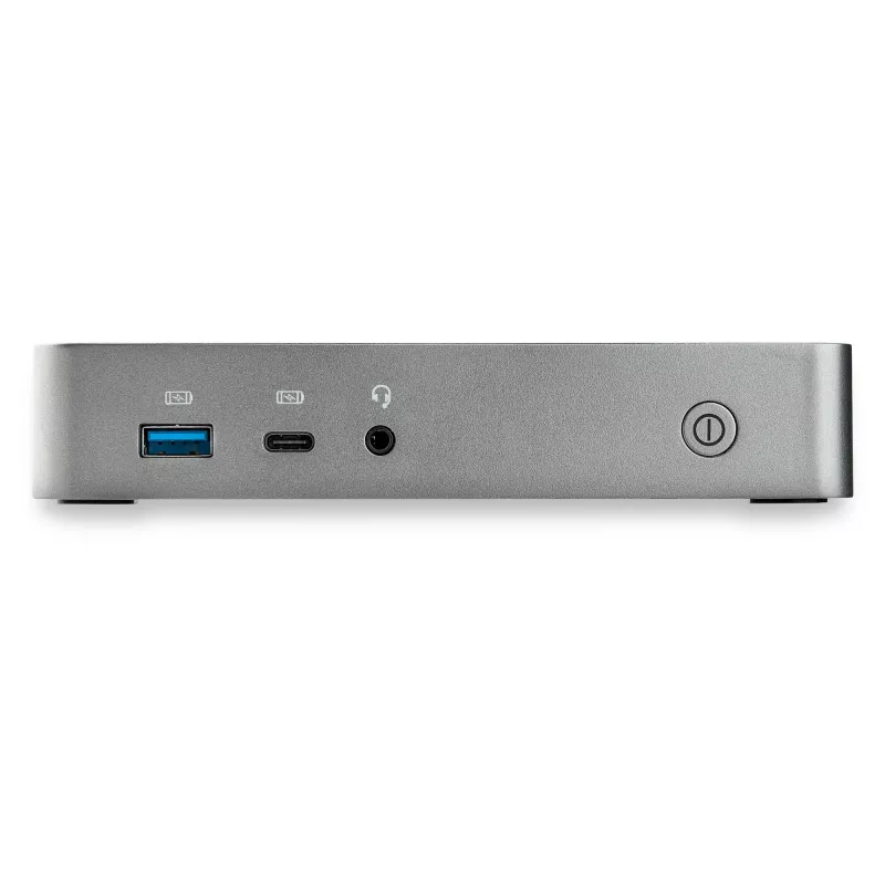 StarTech.com USB-C dokas – dviejų monitorių 1080p HDMI nešiojamojo kompiuterio dokų stotis – 65W galios tiekimas – 1x USB-C, 3x USB-A, Ethernet – dviejų vaizdo ekranų USB 3.1 Gen 1 Type-C dokas – Mac ir Windows