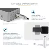 StarTech.com USB-C dokas - 4K 60Hz keturi monitoriai DisplayPort ir HDMI - universali USB-C dokavimo stotelė su 100W galios tiekimu - USB šakotuvas su 1x USB-C ir 3x USB-A, Ethernet, garsu