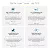 StarTech.com USB-C dokas - 4K 60Hz keturi monitoriai DisplayPort ir HDMI - universali USB-C dokavimo stotelė su 100W galios tiekimu - USB šakotuvas su 1x USB-C ir 3x USB-A, Ethernet, garsu