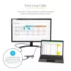 StarTech.com USB-C kelių prievadų adapteris – USB-C į HDMI 2.0b 4K 60Hz (HDR10), 100W Power Delivery perdavimas, 4 prievadų USB 3.0 šakotuvas – USB Type-C mini dokas – 30 cm ilgio kabelis