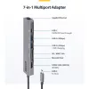 StarTech.com USB-C kelių prievadų adapteris, USB-C į 4K 60Hz HDMI, Gigabit Ethernet ir 100W nešiojamojo kompiuterio įkrovimas, skirtas Macbook Pro / Air ir Windows