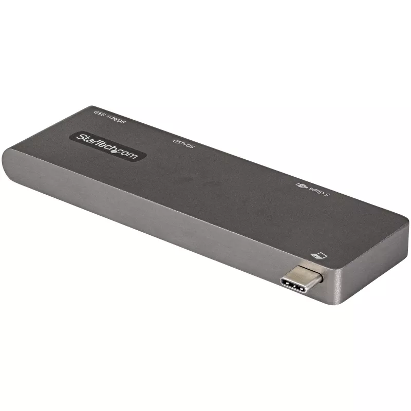 StarTech.com USB-C kelių prievadų adapteris, skirtas MacBook Pro/Air – USB Type-C į 4K HDMI, 100W Power Delivery, SD/MicroSD lizdas, 2 prievadų USB 3.0 šakotuvas – nešiojamas USB-C mini dokas