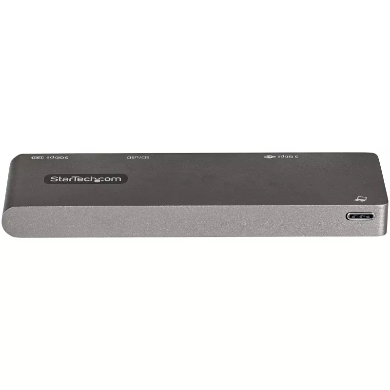 StarTech.com USB-C kelių prievadų adapteris, skirtas MacBook Pro/Air – USB Type-C į 4K HDMI, 100W Power Delivery, SD/MicroSD lizdas, 2 prievadų USB 3.0 šakotuvas – nešiojamas USB-C mini dokas