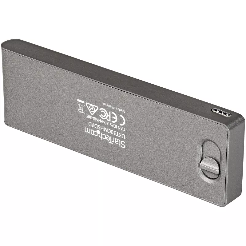 StarTech.com USB-C kelių prievadų adapteris, skirtas MacBook Pro/Air – USB Type-C į 4K HDMI, 100W Power Delivery, SD/MicroSD lizdas, 2 prievadų USB 3.0 šakotuvas – nešiojamas USB-C mini dokas