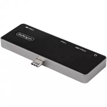 StarTech.com USB-C kelių prievadų adapteris – USB-C į 4K 60Hz HDMI 2.0, 100W PD įkrovimas, 3 prievadų USB 3.0 šakotuvas, garsas – USB-C mini dokas – nešiojamas USB Type-C kelioninis dokas
