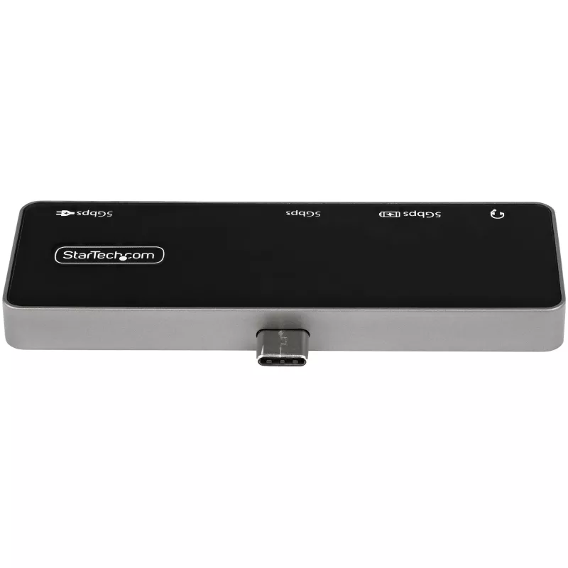 StarTech.com USB-C kelių prievadų adapteris – USB-C į 4K 60Hz HDMI 2.0, 100W PD įkrovimas, 3 prievadų USB 3.0 šakotuvas, garsas – USB-C mini dokas – nešiojamas USB Type-C kelioninis dokas