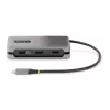 StarTech.com USB-C kelių prievadų adapteris – 4K 60Hz HDMI/DP – 3 prievadų USB centras – 100W Power Delivery perdavimas – GbE – kelioninė mini dokovimo stotelė su įkrovimu – 30 cm apvyniojamas kabelis