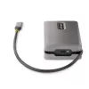 StarTech.com USB-C kelių prievadų adapteris – 4K 60Hz HDMI/DP – 3 prievadų USB centras – 100W Power Delivery perdavimas – GbE – kelioninė mini dokovimo stotelė su įkrovimu – 30 cm apvyniojamas kabelis